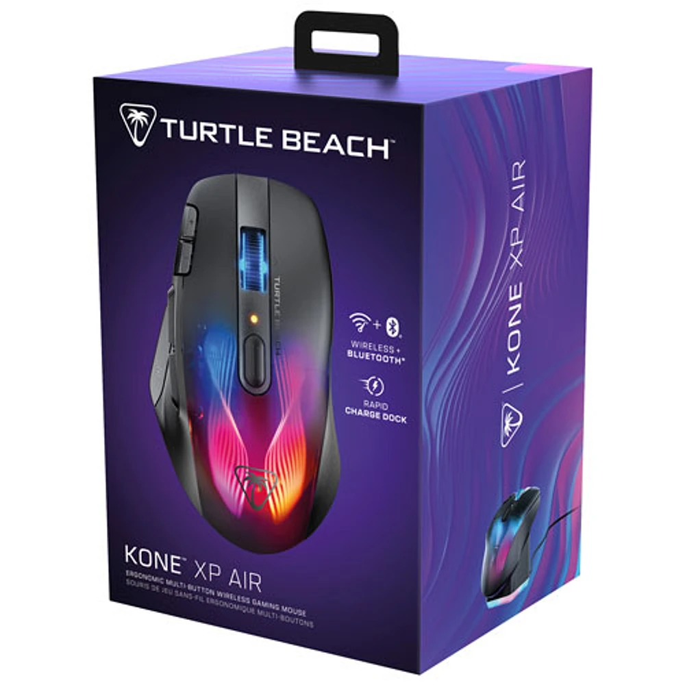 Souris de jeu Bluetooth de 19 000 ppp Kone XP Air de Turtle Beach - Noir - Exclusivité de Best Buy