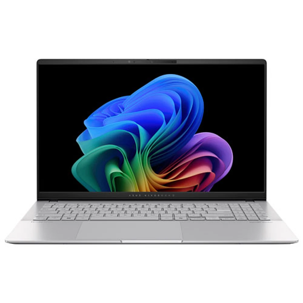 ASUS Vivobook S 15 OLED 15.6" Copilot+ PC Laptop - Cool Silver (Snapdragon X Elite/32GB RAM/1TB SSD)