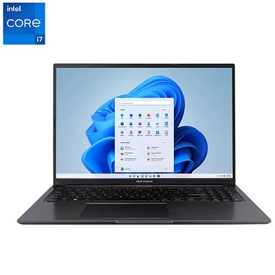 Portable de 16 po VivoBook d'ASUS - Noir (Core i7-1355U d'Intel/RAM 16 Go/SSD 1 To/Windows 11) - Anglais