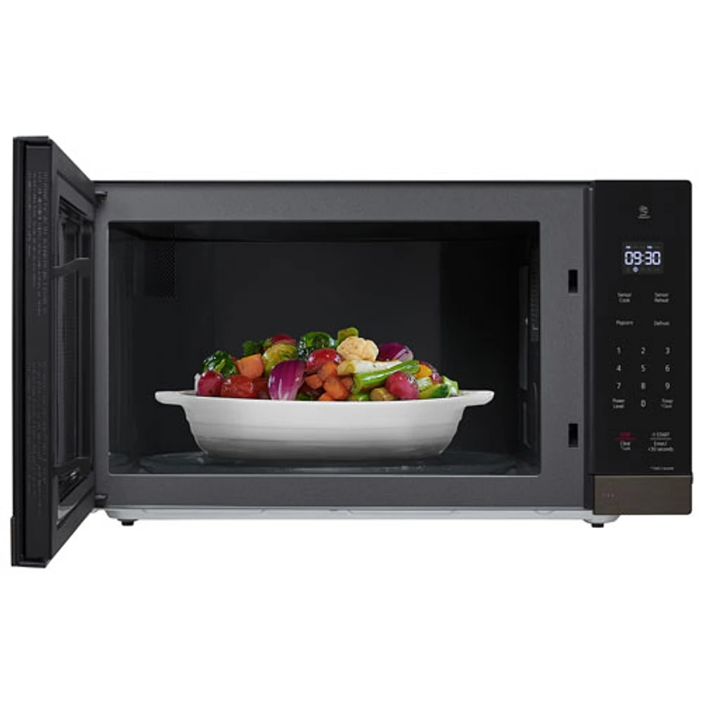 LG NeoChef 2.0 Cu. Ft. Microwave with Smart Inverter (MSER2090D) - Black Stainless Steel