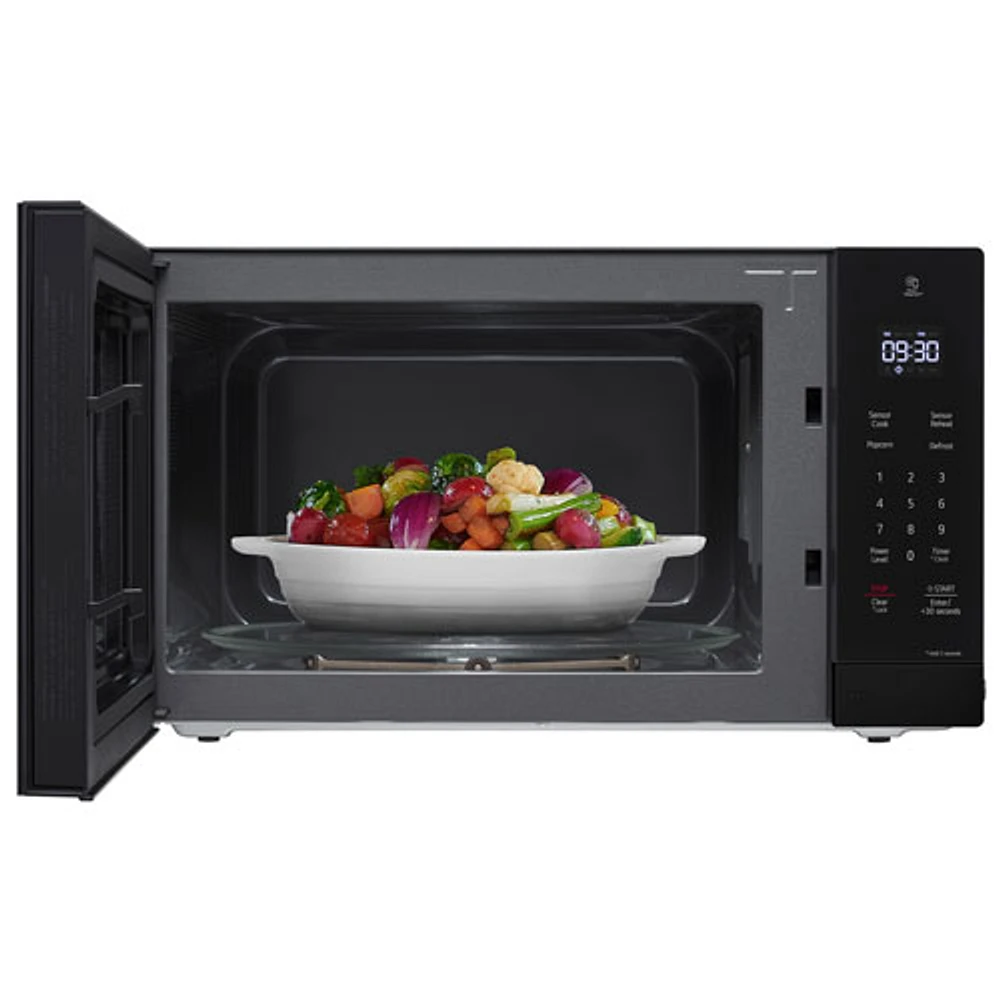 LG 1.5 Cu. Ft. Microwave with Smart Inverter (MSER1590B) - Black