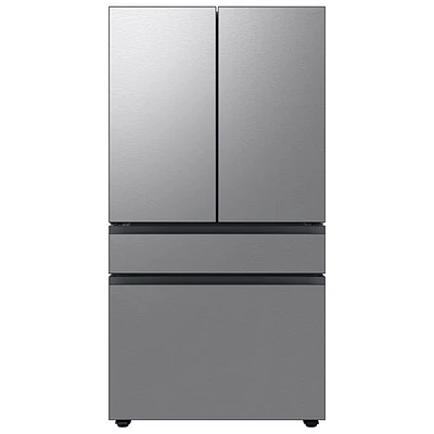 Open Box - Samsung BESPOKE 36" 22.8 Cu. Ft. 4-Door French Door Refrigerator-Stainless Steel -Scratch & Dent