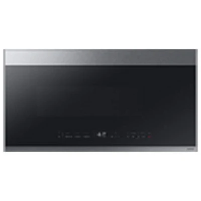 Open Box - Samsung BESPOKE Over-The-Range Microwave - 2.1 Cu. Ft. - Stainless Steel - Scratch & Dent