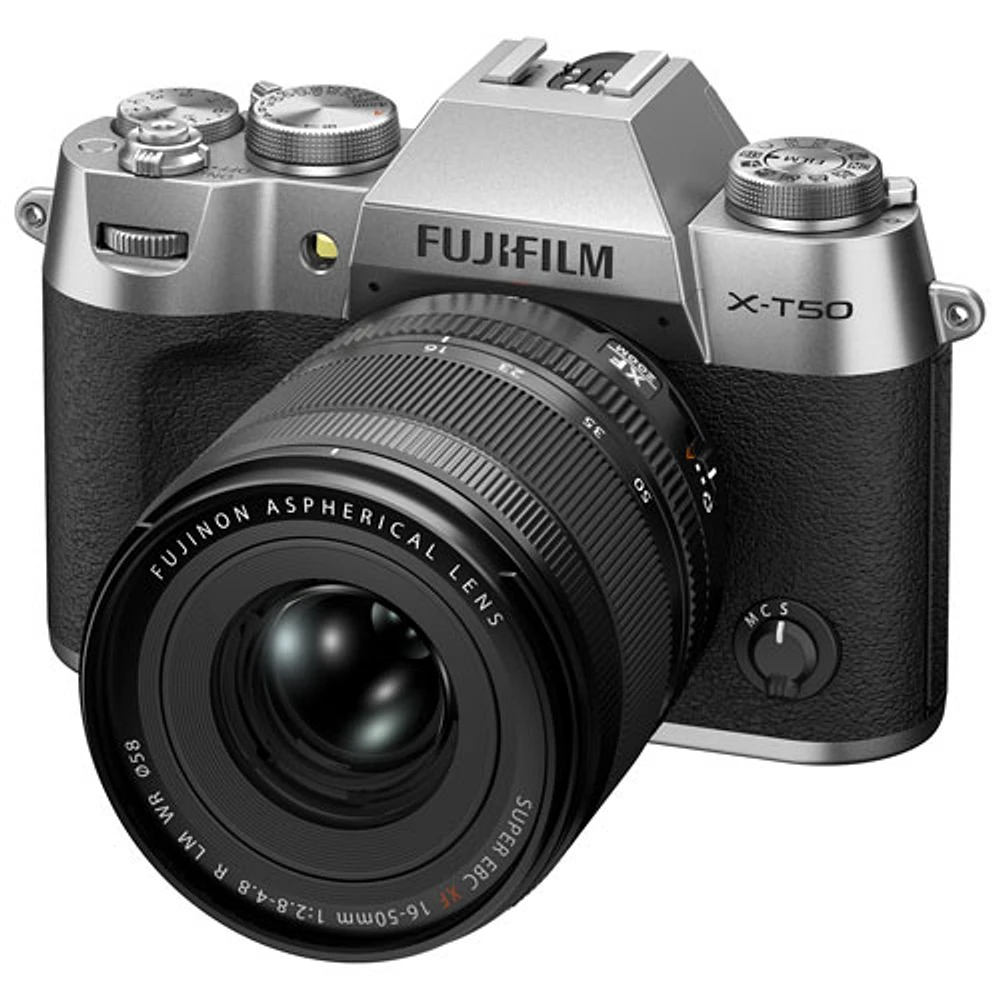 Fujifilm X-T50 Mirrorless Camera with 16-50mm Lens Kit