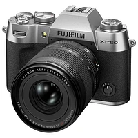 Appareil photo sans miroir X-T50 de Fujifilm avec objectif - mm