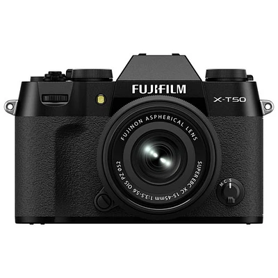 Fujifilm X-T50 Mirrorless Camera with 15-45mm Lens Kit