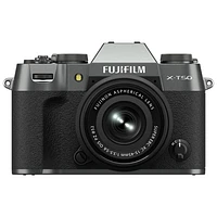 Fujifilm X-T50 Mirrorless Camera with 15-45mm Lens Kit - Charcoal Silver