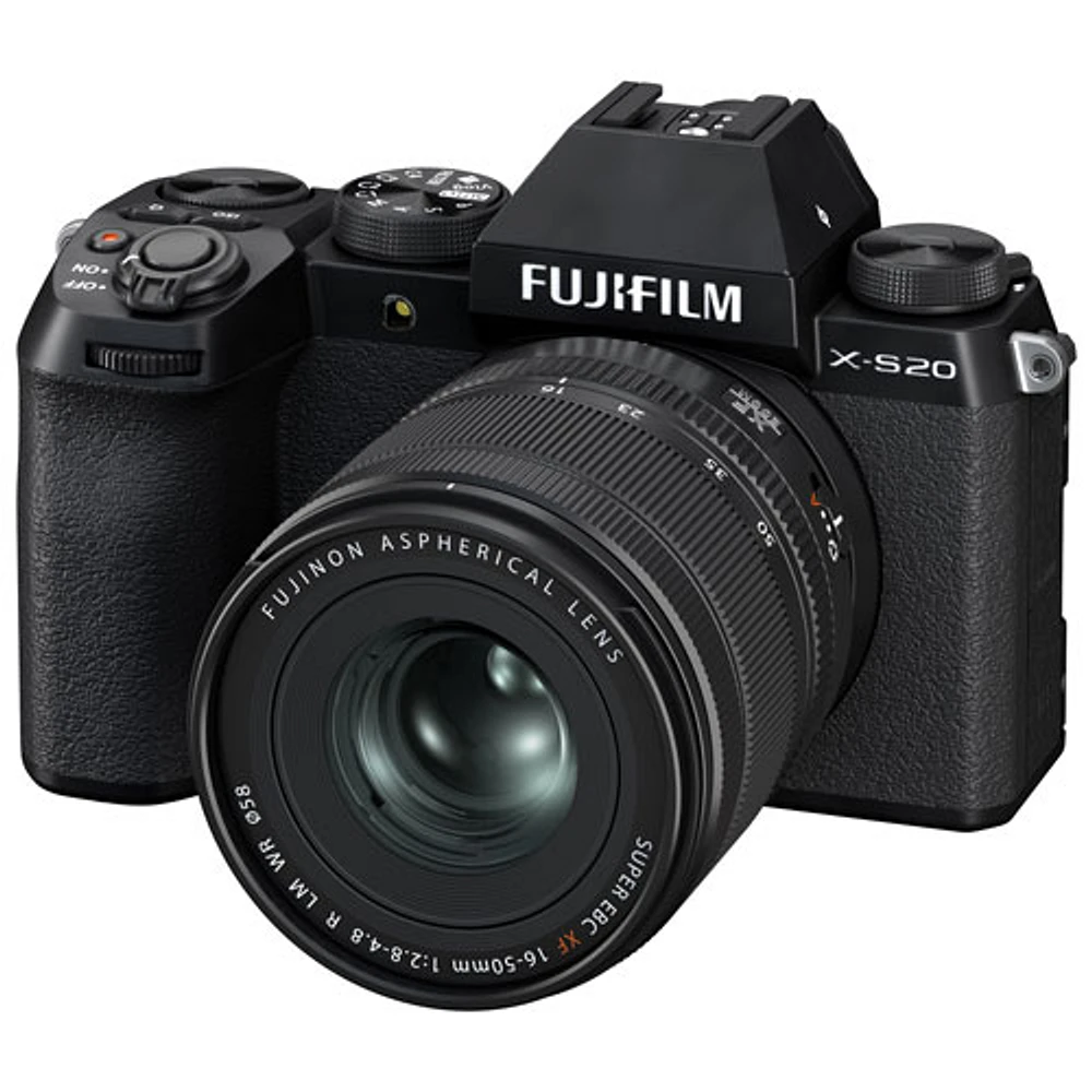 Fujifilm X-S20 Mirrorless Camera with 16-50mm Lens Kit