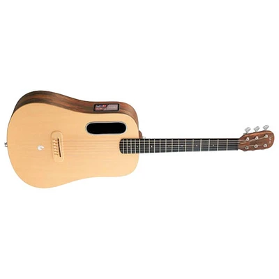 Guitare électroacoustique de 36 po ME 4 de LAVA avec sac Lite (L9230001) - Brun grain de bois et brun burlywood