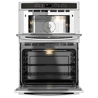 GE 30" 5 Cu. Ft./1.7 Cu. Ft. Combination Self-Clean Electric Wall Oven (JT3800SHSS) - Stainless Steel