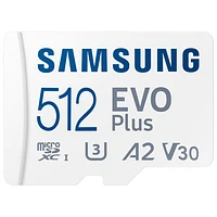 Samsung EVO Plus 512GB 160MB/s MicroSD Memory Card