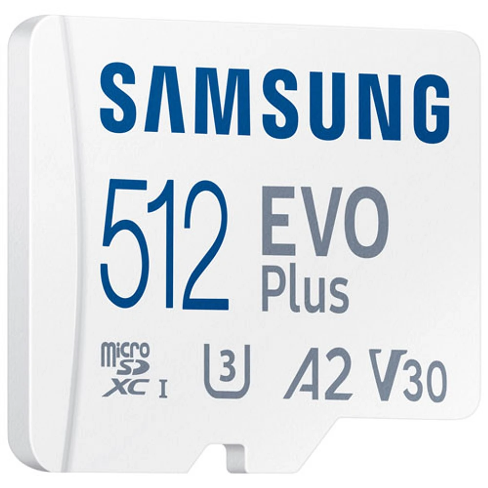 Samsung EVO Plus 512GB 160MB/s MicroSD Memory Card