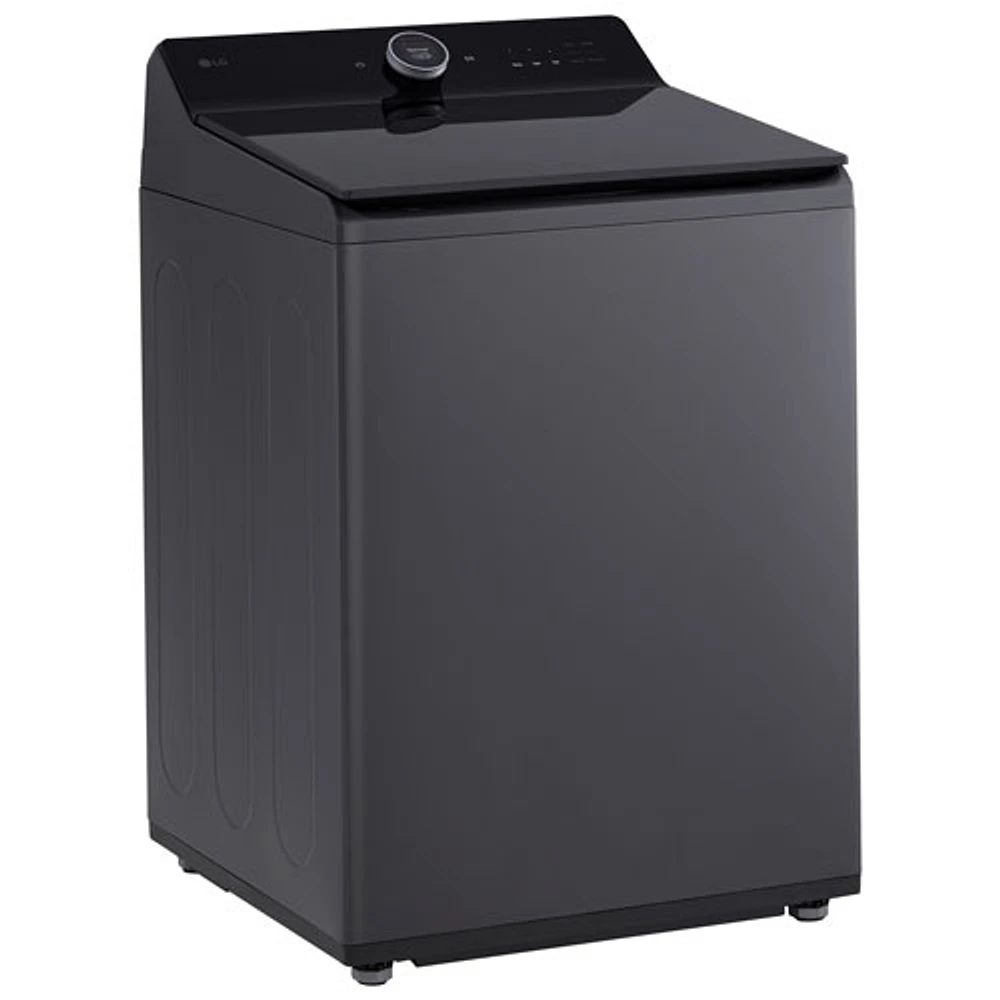 LG 6.3 Cu. Ft. Mega Capacity Top Load Washer (WT8600CB) - Matte Black