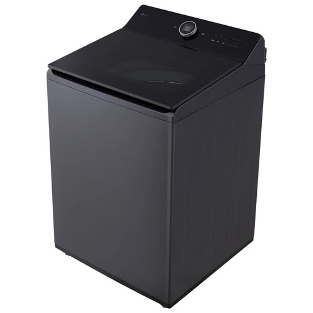 LG 6.3 Cu. Ft. Mega Capacity Top Load Washer (WT8600CB) - Matte Black