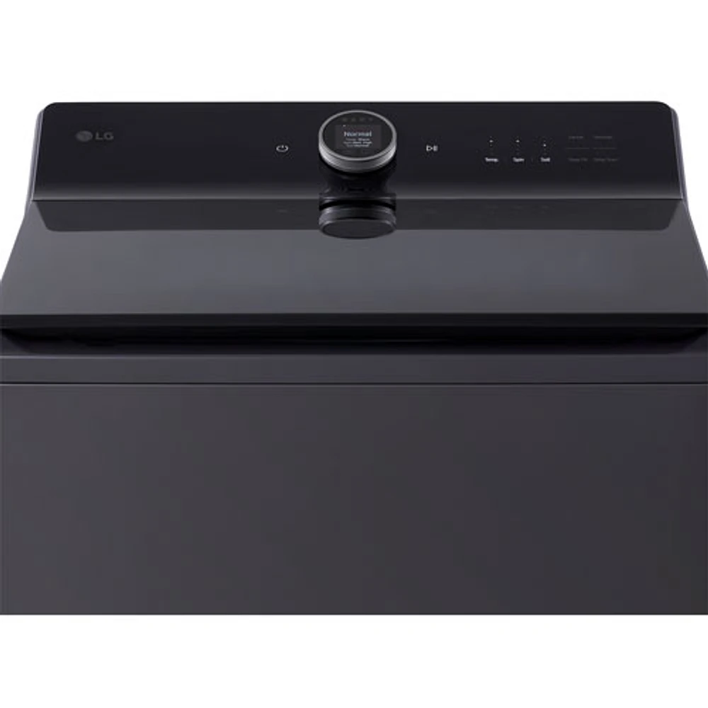 LG 6.3 Cu. Ft. Mega Capacity Top Load Washer (WT8600CB) - Matte Black