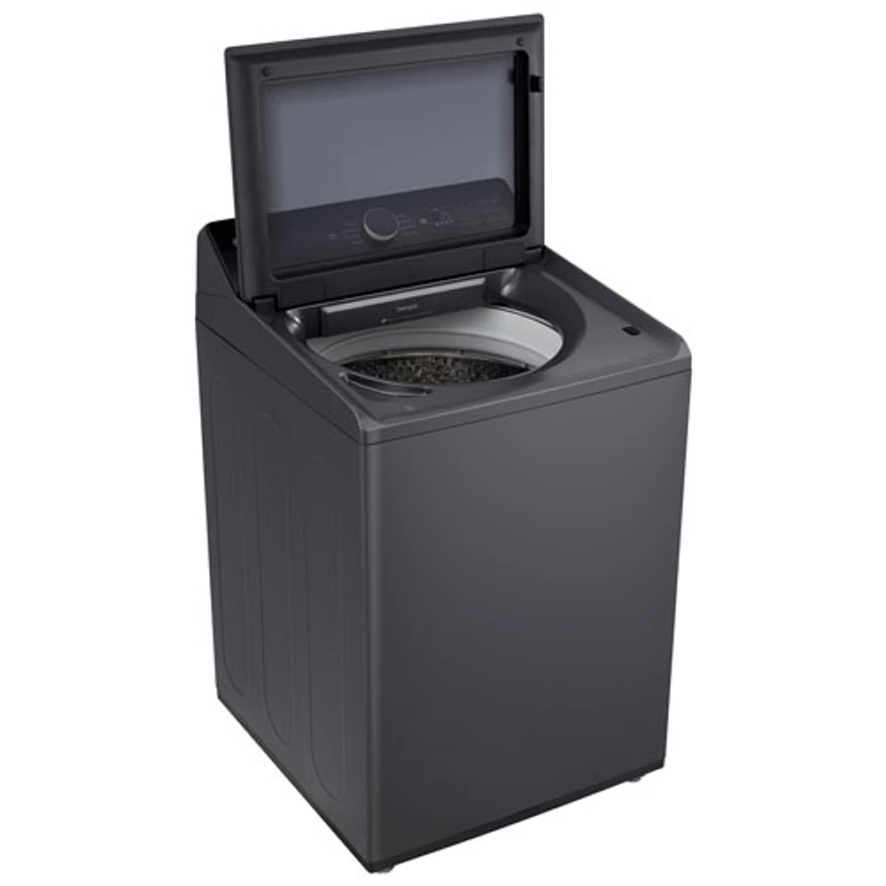 LG 6.1 Cu. Ft. High Efficiency Top Load Washer (WT8405CB) - Matte Black