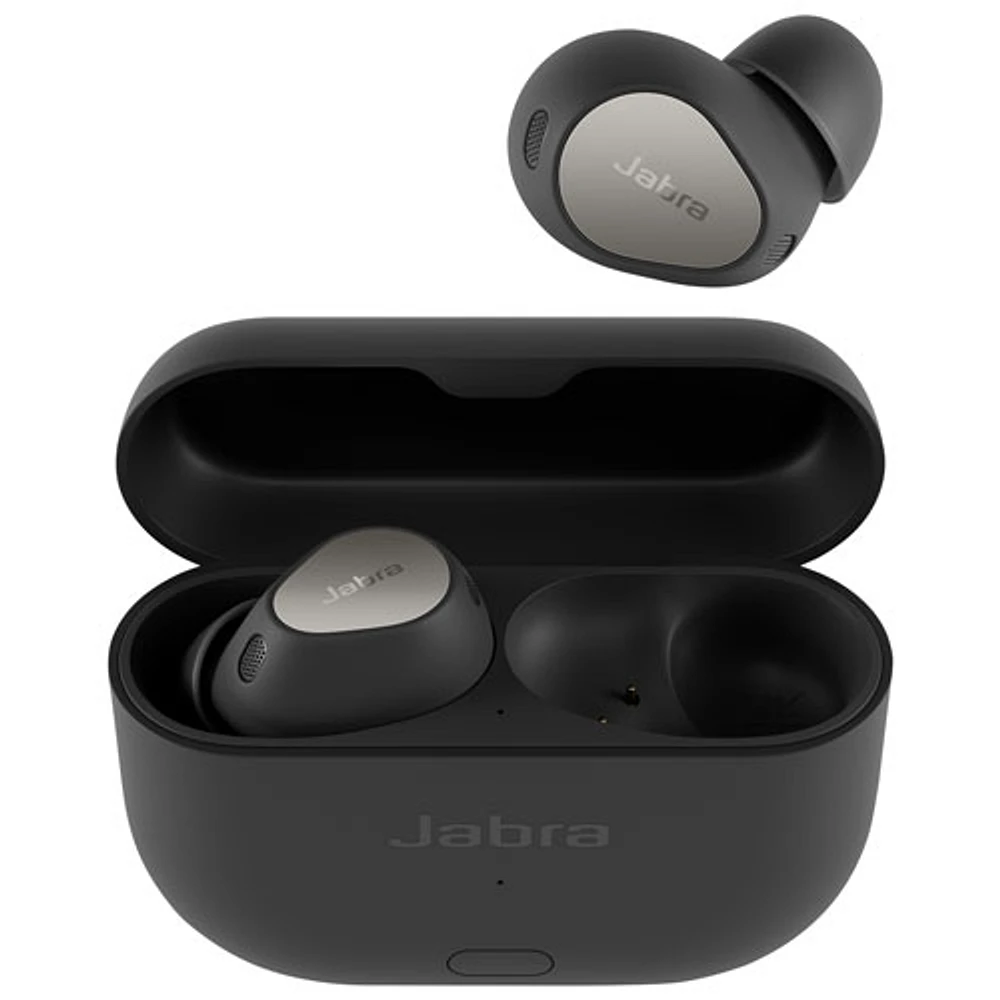 Jabra Elite 10 Gen 2 Dolby Atmos In-Ear Noise Cancelling True Wireless Earbuds with Smart Case - Titanium Black