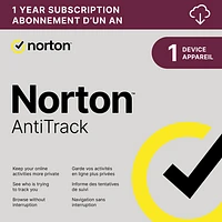 Norton AntiTrack (PC/Mac/iOS/Android) - 1 Device - 1 Year - Digital Download