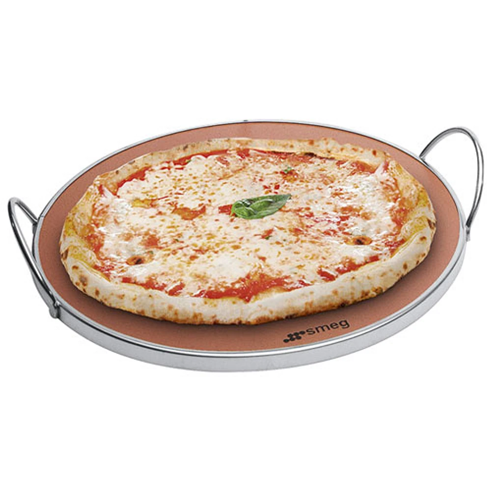 Smeg 24" Oval Pizza Stone with Handle