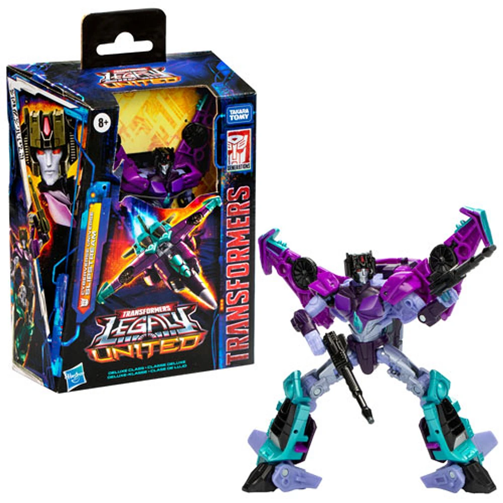 Hasbro Transformers Legacy United: Deluxe Class Cyberverse Universe Slipstream Action Figure