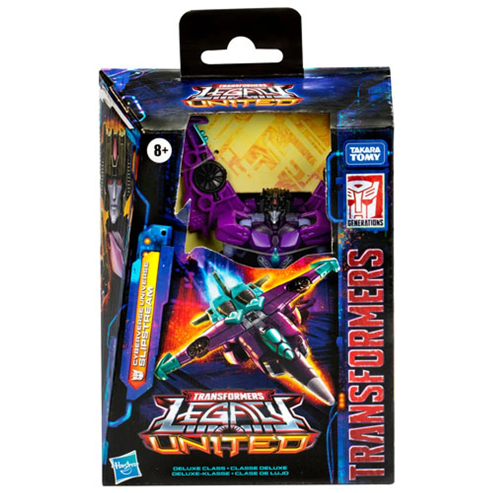 Hasbro Transformers Legacy United: Deluxe Class Cyberverse Universe Slipstream Action Figure