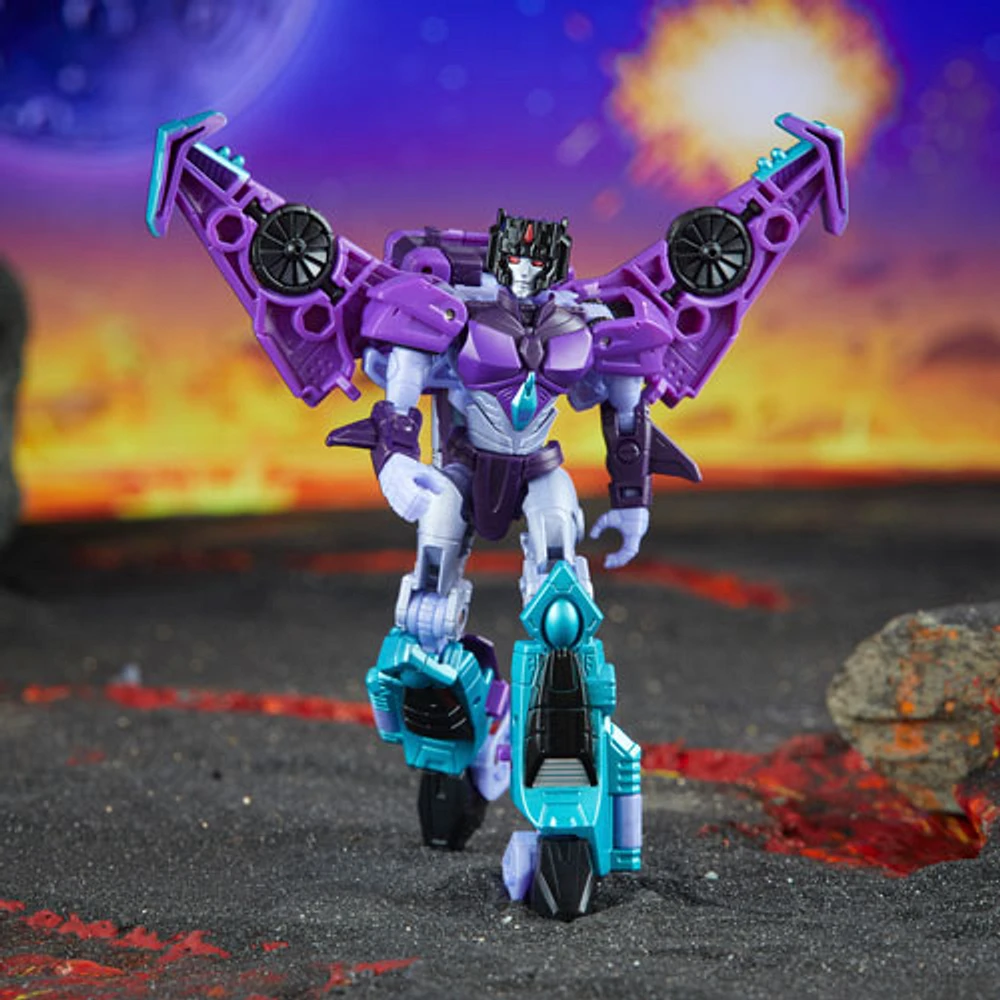 Hasbro Transformers Legacy United: Deluxe Class Cyberverse Universe Slipstream Action Figure