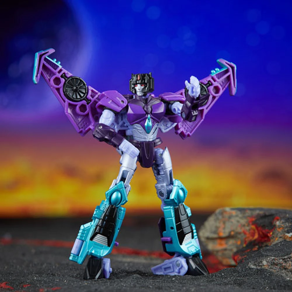 Hasbro Transformers Legacy United: Deluxe Class Cyberverse Universe Slipstream Action Figure