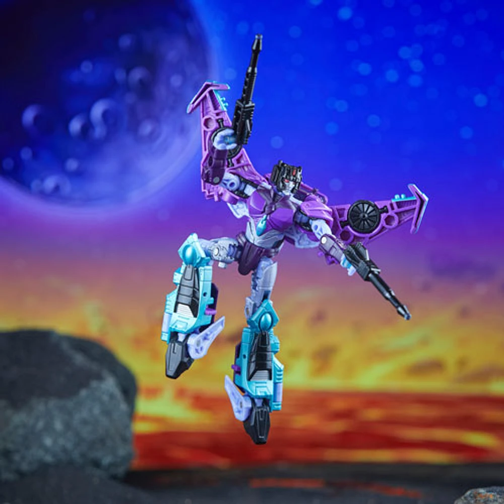 Hasbro Transformers Legacy United: Deluxe Class Cyberverse Universe Slipstream Action Figure