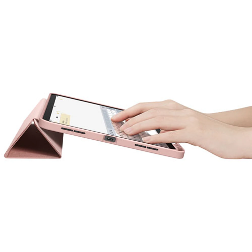 Spigen Urban Fit Folio Case for iPad Air 11" (2024) - Rose Gold