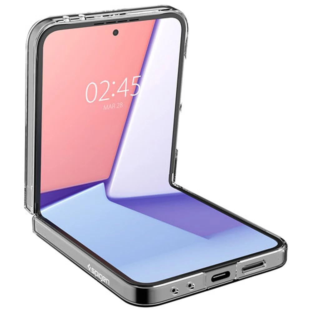 Étui rigide ajusté Crystal de Spigen pour Galaxy Z Flip 6 - Transparent