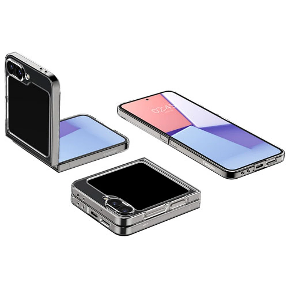 Étui rigide ajusté Crystal de Spigen pour Galaxy Z Flip 6 - Transparent