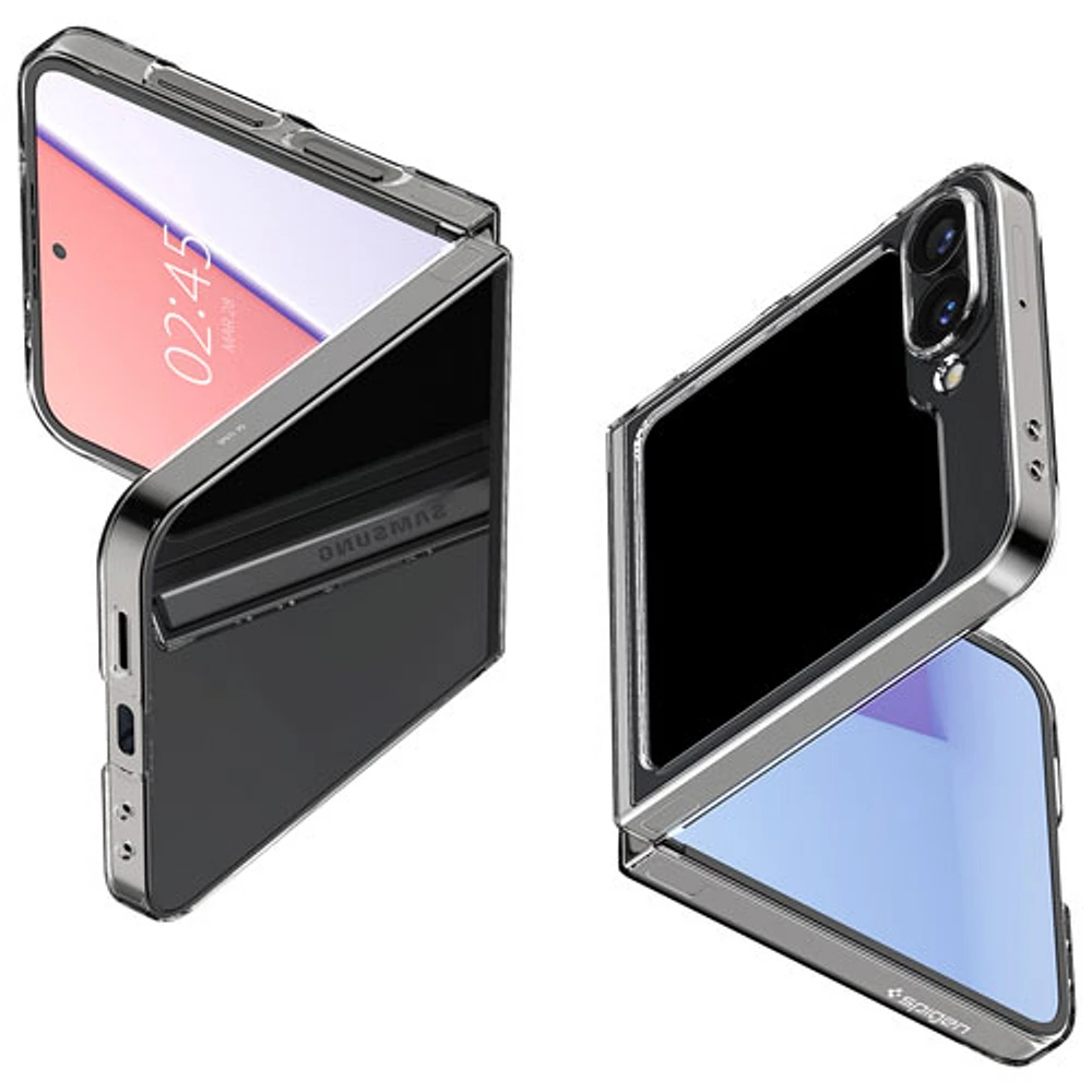 Étui rigide ajusté Crystal de Spigen pour Galaxy Z Flip 6 - Transparent