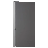 Réfrigérateur à deux portes 25 pi³ 33 po avec machine à glaçons automatique de LG (LF25S6200V) - Argenté platine