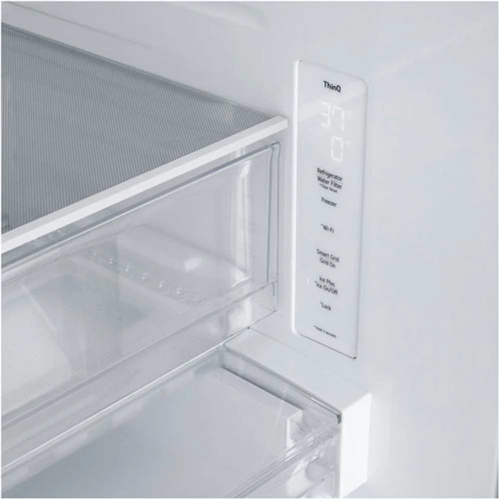 LG 33" 25.1 Cu. Ft. 3-door French Door Refrigerator with Automatic Ice Maker (LF25S6200S) - Stainless Steel