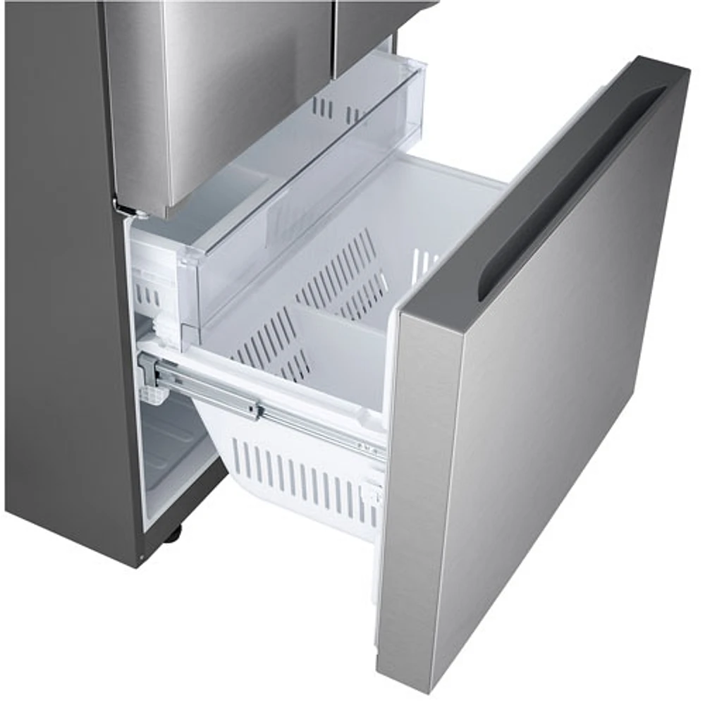 Réfrigérateur à 3 portes 25,1 pi³ 33 po avec machine à glaçons automatique de LG (LF25S6200S) - Inox