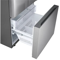 Réfrigérateur à 3 portes 25,1 pi³ 33 po avec machine à glaçons automatique de LG (LF25S6200S) - Inox