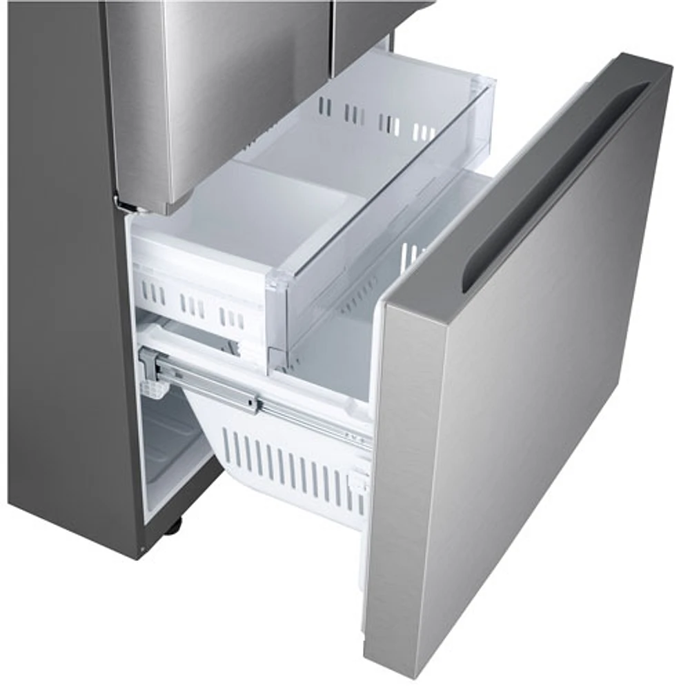 Réfrigérateur à 3 portes 25,1 pi³ 33 po avec machine à glaçons automatique de LG (LF25S6200S) - Inox