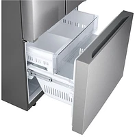 Réfrigérateur à 3 portes 25,1 pi³ 33 po avec machine à glaçons automatique de LG (LF25S6200S) - Inox