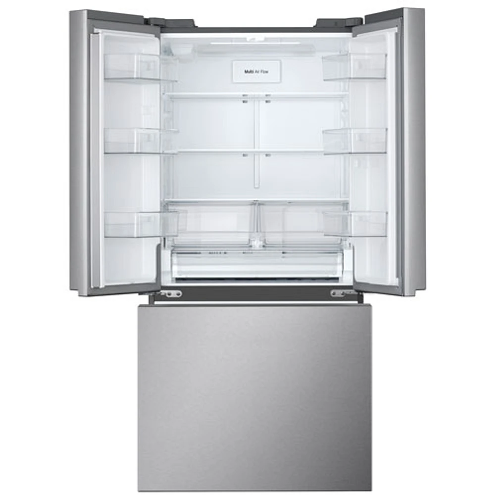 Réfrigérateur à 3 portes 25,1 pi³ 33 po avec machine à glaçons automatique de LG (LF25S6200S) - Inox