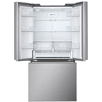 Réfrigérateur à 3 portes 25,1 pi³ 33 po avec machine à glaçons automatique de LG (LF25S6200S) - Inox