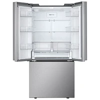 Réfrigérateur à 3 portes 25,1 pi³ 33 po avec machine à glaçons automatique de LG (LF25S6200S) - Inox