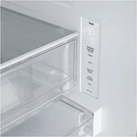 Réfrigérateur à 3 portes 25,1 pi³ 33 po avec machine à glaçons automatique de LG (LF25S6200D) - Inox noir