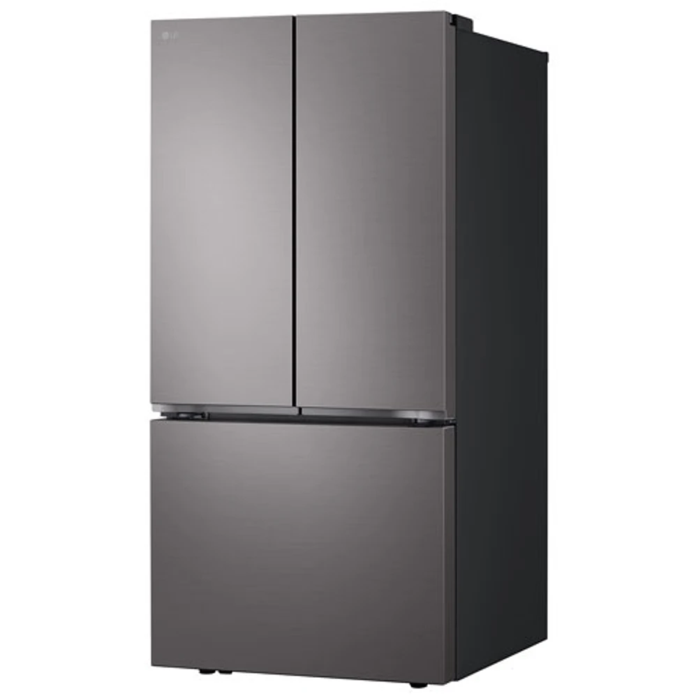 LG 33" 25.1 Cu. Ft. 3-door French Door Refrigerator with Automatic Ice Maker (LF25S6200D) - Black Stainless