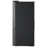 Réfrigérateur à 3 portes 25,1 pi³ 33 po avec machine à glaçons automatique de LG (LF25S6200D) - Inox noir