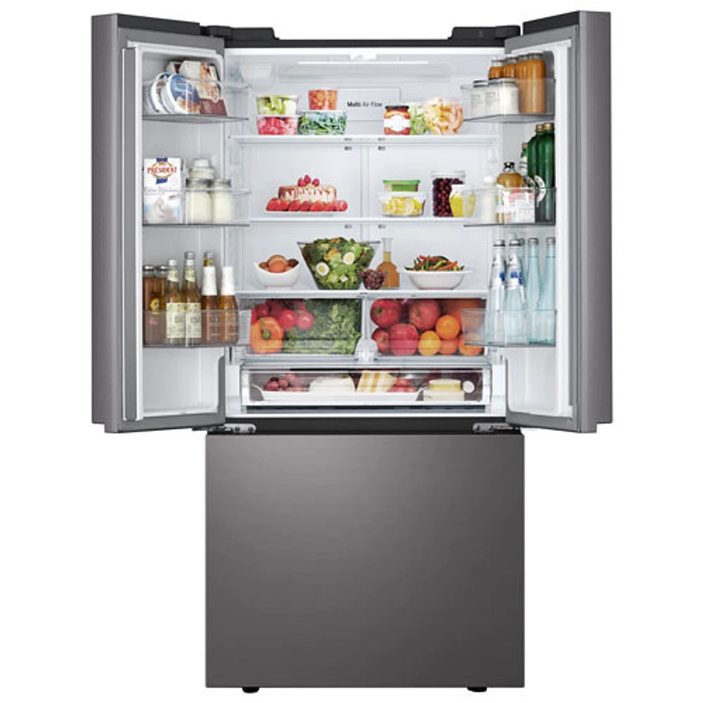 LG 33" 25.1 Cu. Ft. 3-door French Door Refrigerator with Automatic Ice Maker (LF25S6200D) - Black Stainless