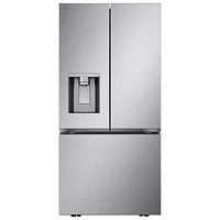 LG 33" 24.5 Cu. Ft. 3-door French Door Refrigerator with Water & Ice Dispenser (LF25S6330S) - Stainless Steel