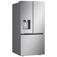 LG 33" 24.5 Cu. Ft. 3-door French Door Refrigerator with Water & Ice Dispenser (LF25S6330S) - Stainless Steel