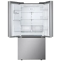 LG 33" 24.5 Cu. Ft. 3-door French Door Refrigerator with Water & Ice Dispenser (LF25S6330S) - Stainless Steel