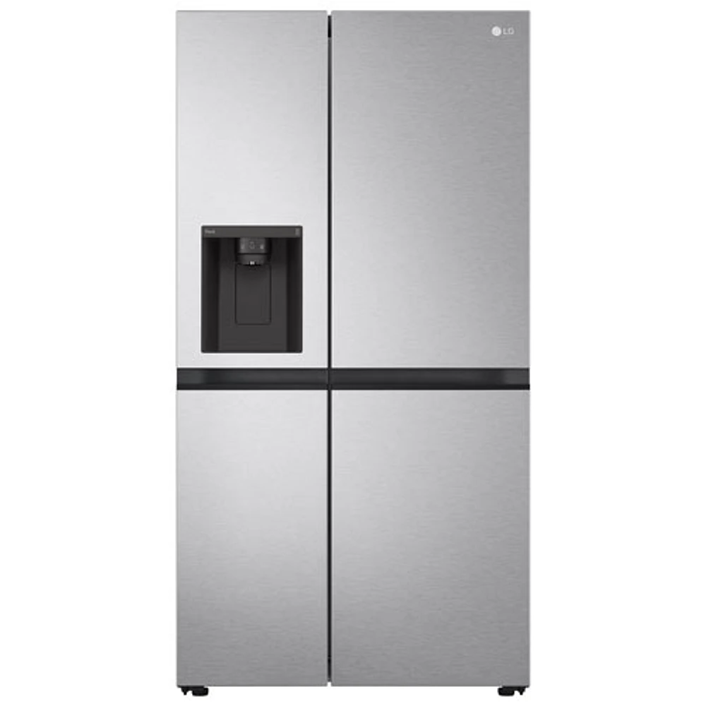 LG 36" 29 Cu. Ft. Side-By-Side Refrigerator with Water & Ice Dispenser (LS29S3230V) - Platinium Silver