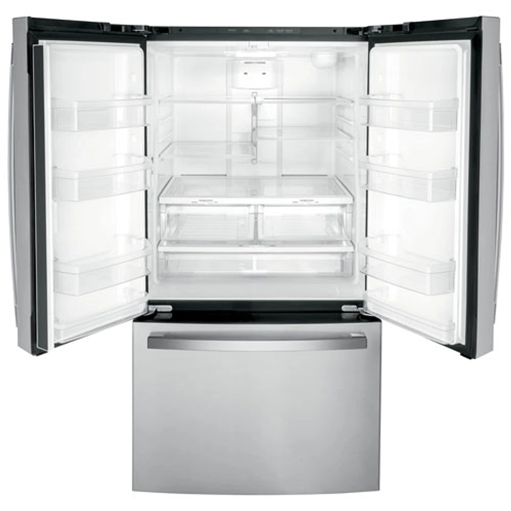 GE 36" 21.9 Cu. Ft. French Door Refrigerator (GWE22JYMFS) - Stainless Steel